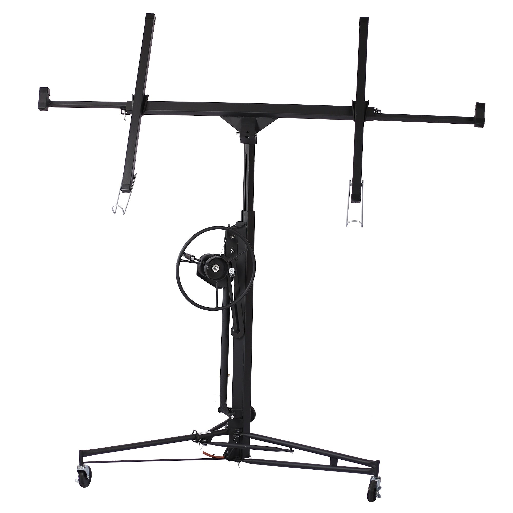 Drywall Panel Hoist Drywall Lift Rolling Panel Hoist Jack Lifter 16Ft Black Color