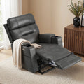 Dual Motor Power Lift Recliner Chair For Elderly Lay Flat For Sleeping Heat And Massage Usb Type C