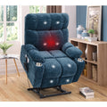 Dual Okin Motor Lift Recliner For Elderly With Infinite Recline Heat And Massage
