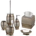 Dublin 6 Piece Bathroom Accessories Set Brushed Silver