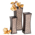 Dublin Flower Vase Set Of 3 Brown