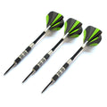 Dublin Steel Tip Darts Set Includes 3 Darts With Aluminum Shafts 3 Extra Poly Flights Dart Wrench And Case Black