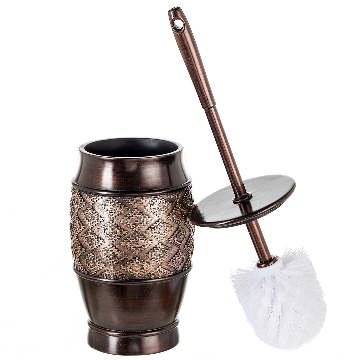 Dublin Toilet Bowl Brush With Holder Brown