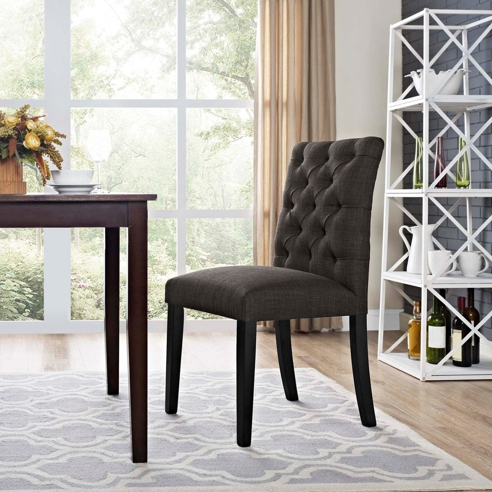 Copper Grove Quince Tufted Fabric Dining Chair