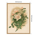 Duchesse De Vallombrosa Roses By Thaddeus Welch Framed Canvas Wall Art