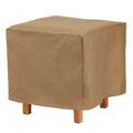 Duck Covers Essential Square Ottoman Side Table Cover 22 L X 22 W X 18 H