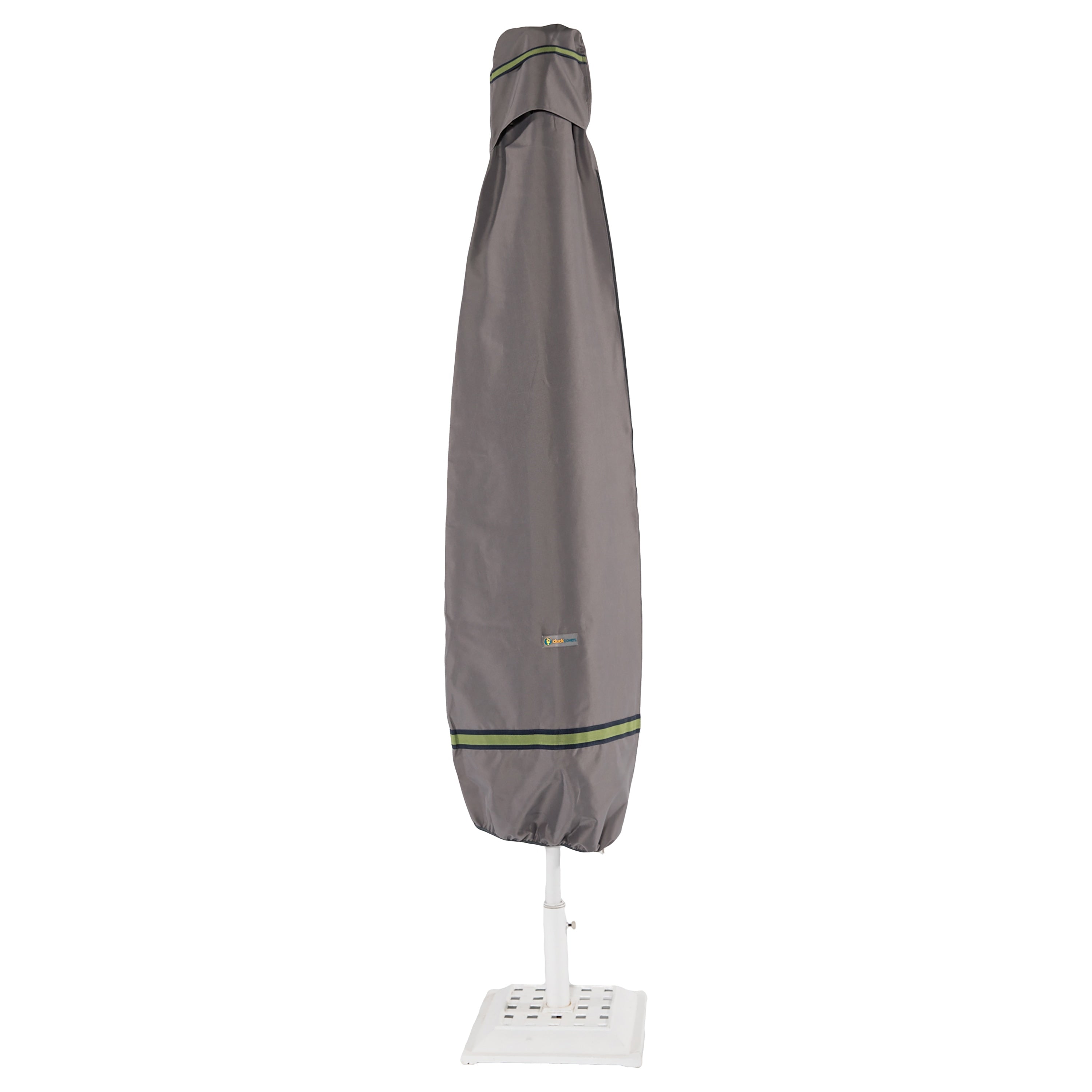 Duck Covers Soteria Rainproof Patio Umbrella Cover With Integrated Installation Pole