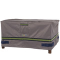 Duck Covers Soteria Rainproof Rectangular Patio Ottoman Side Table Cover
