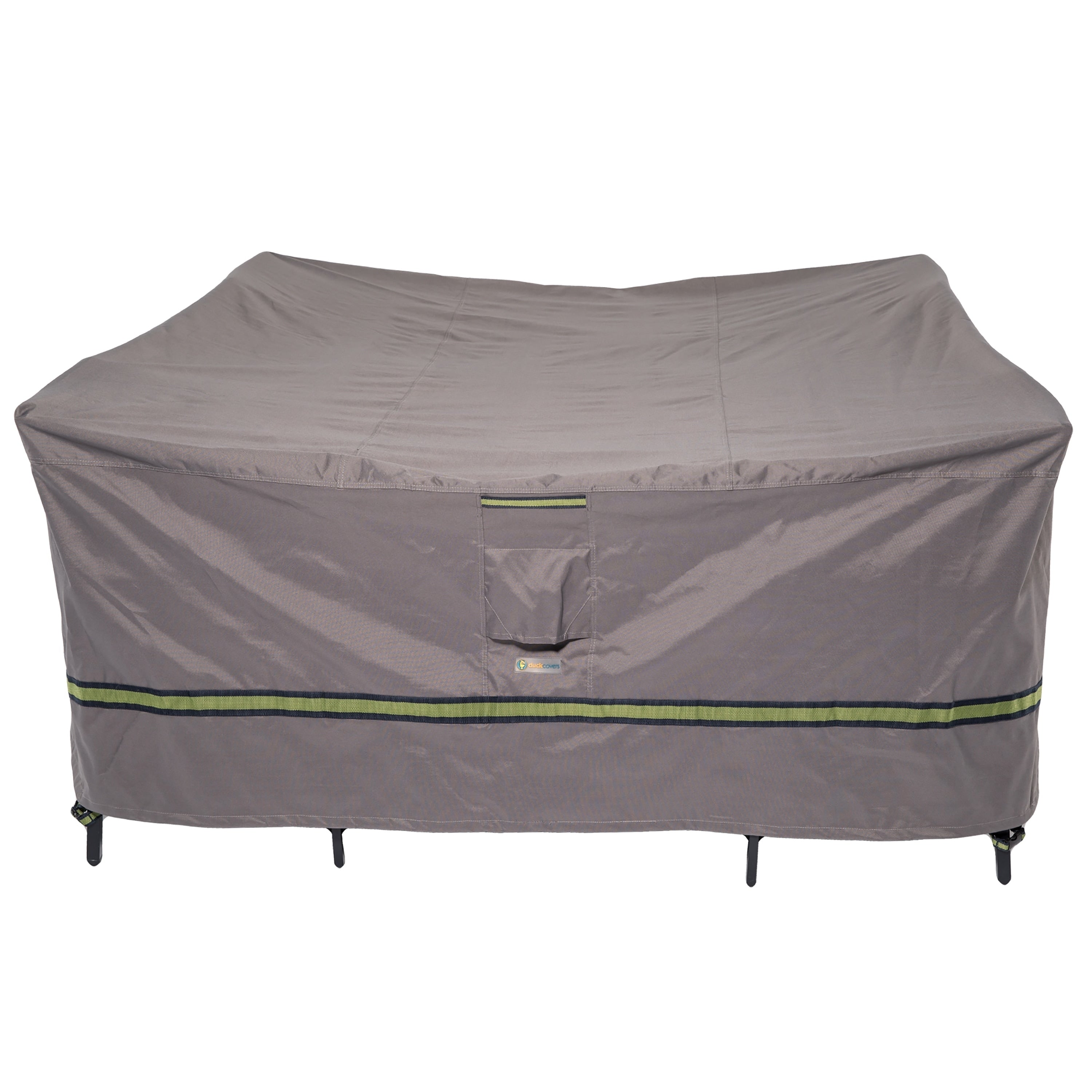 Duck Covers Soteria Rainproof Square Patio Table With Chairs Cover