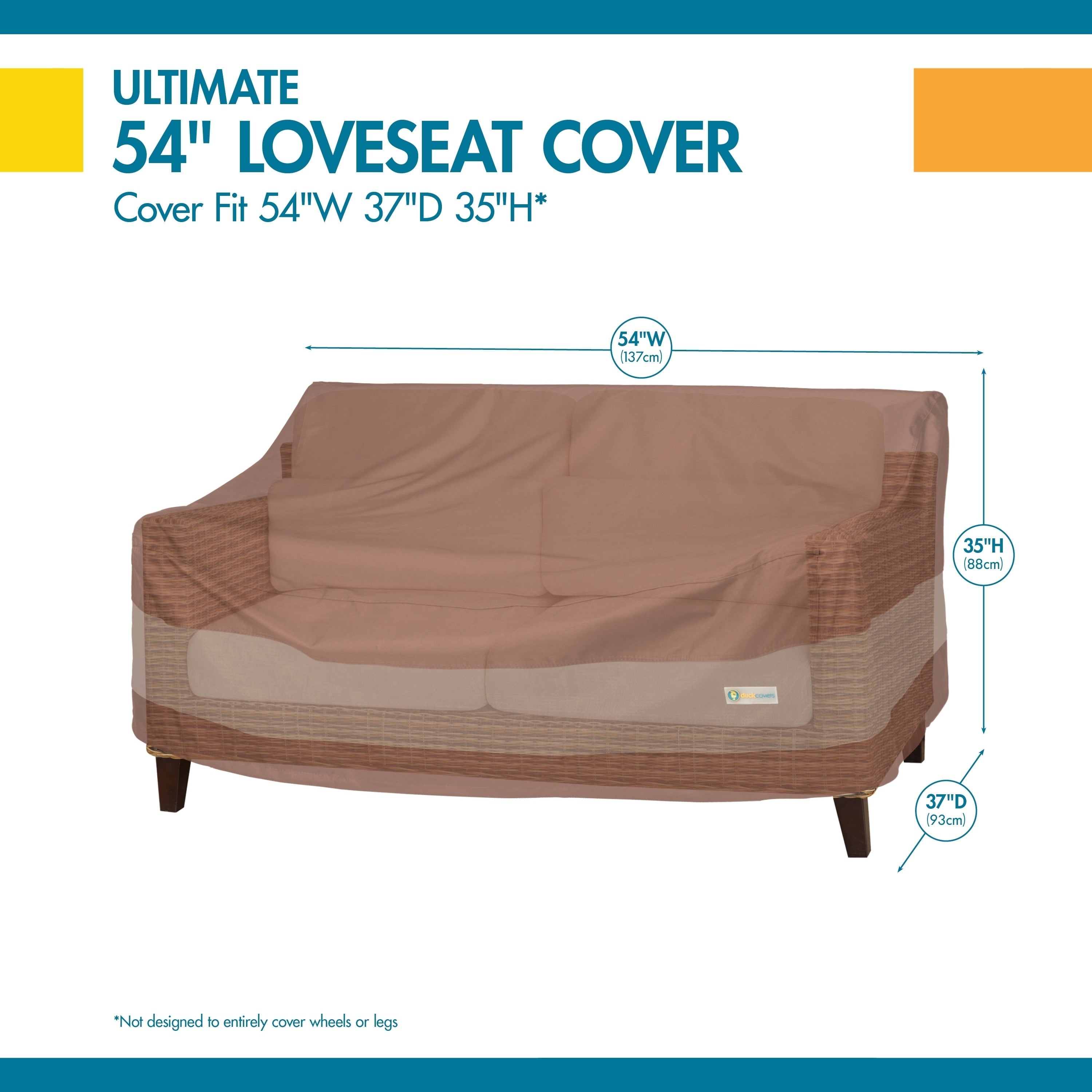 Duck Covers Ultimate Patio Loveseat Cover