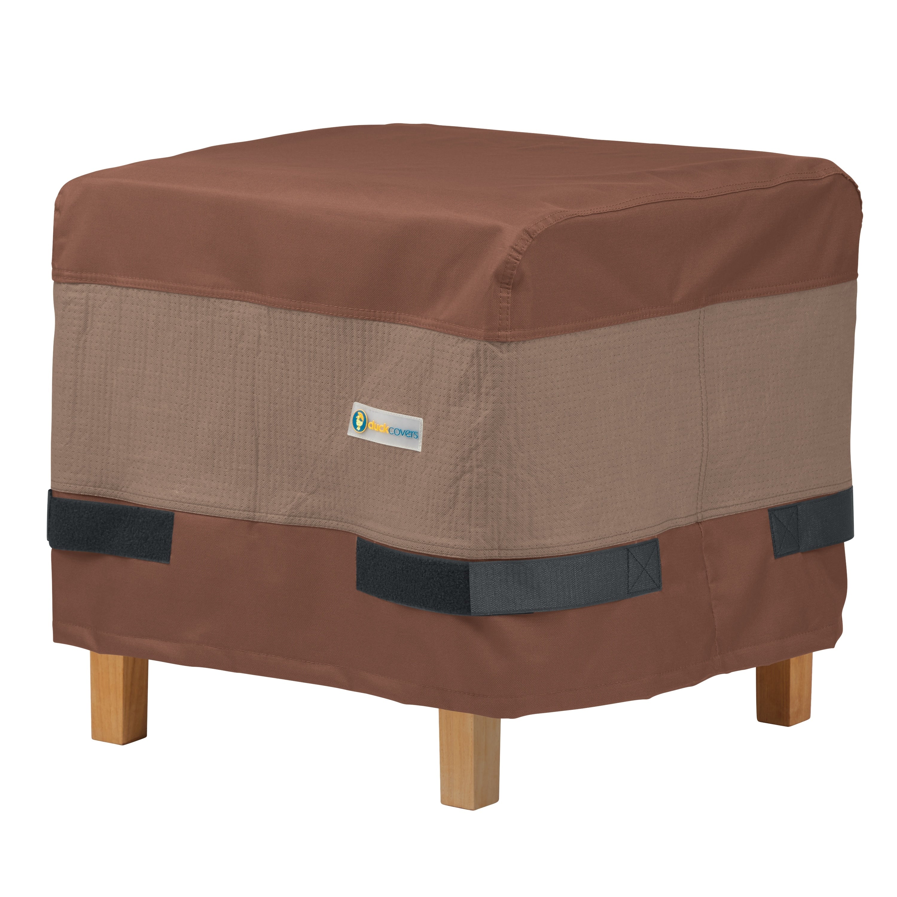 Duck Covers Ultimate Square Ottoman Side Table Cover 20 W X 20 D X 18 H