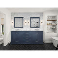 Dukes 80 Double Vanity Marble Top Square Sink 30 Mirrors W Faucet