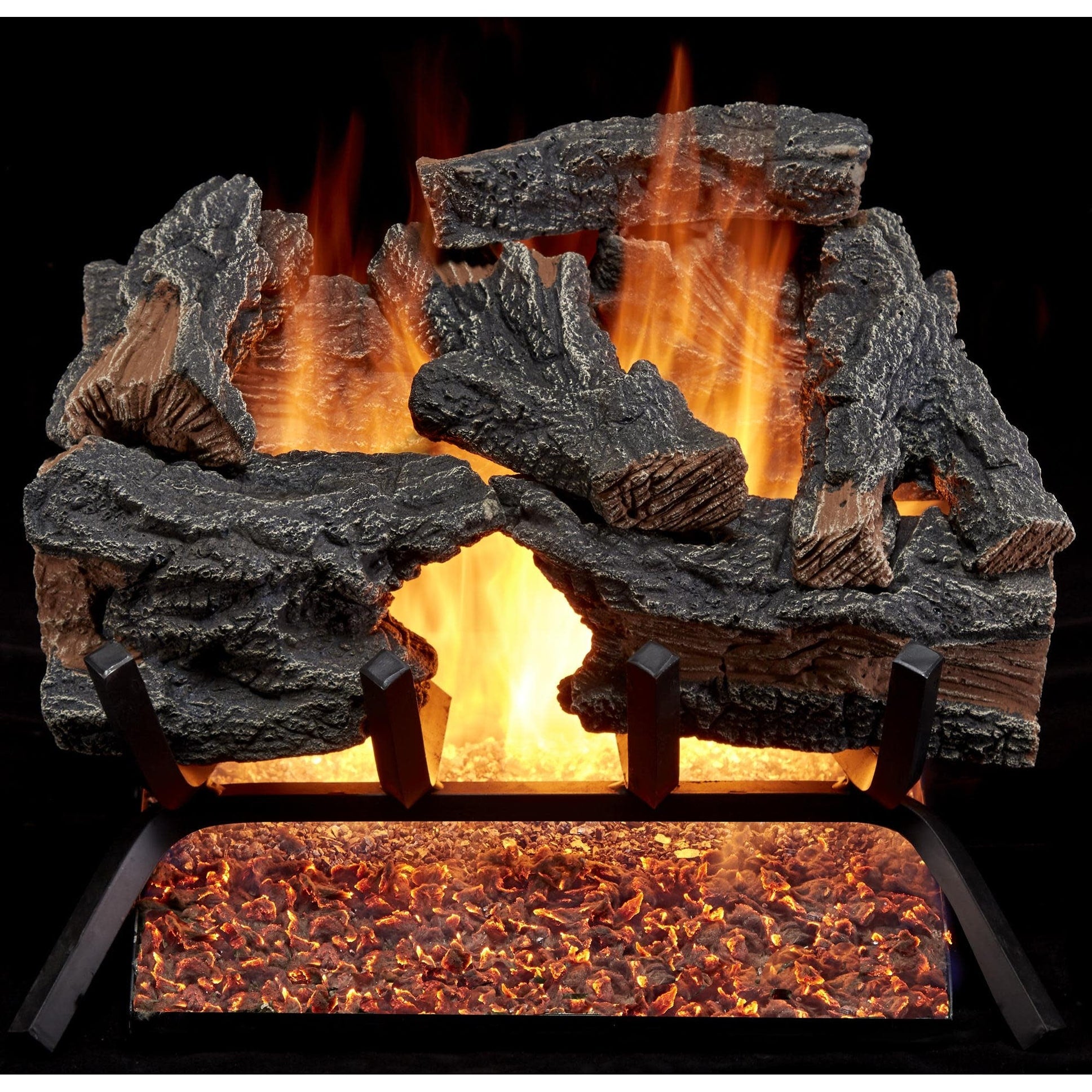 Duluth Forge Csw18Hvl 45 000 Btu Natural Gas Log Set Fireplace With