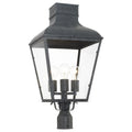 Dumont 3 Light Graphite Outdoor Post Mount