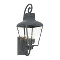 Dumont 3 Light Graphite Outdoor Wall Mount