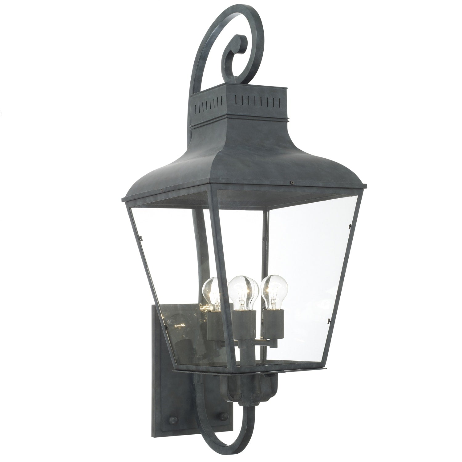 Dumont 3 Light Graphite Outdoor Wall Mount