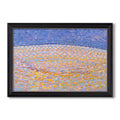 Dune Iii 1909 Piet Mondrian Custom Framed Canvas