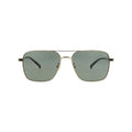 Dunhill Aviator Frame Metal Sunglasses Gold Gold Green