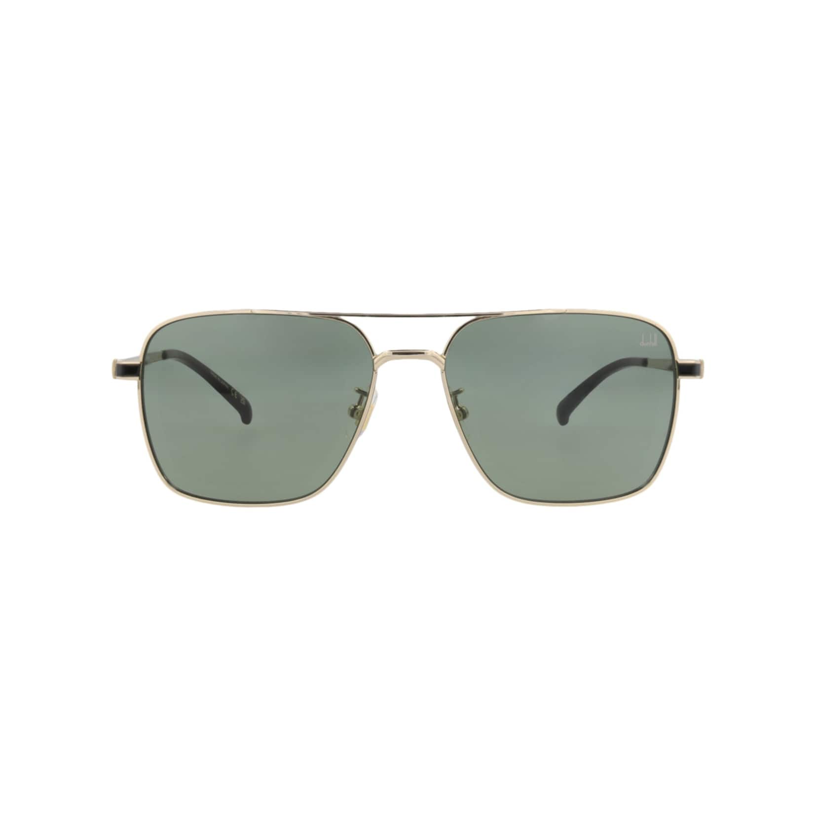 Dunhill Aviator Frame Metal Sunglasses Gold Gold Green