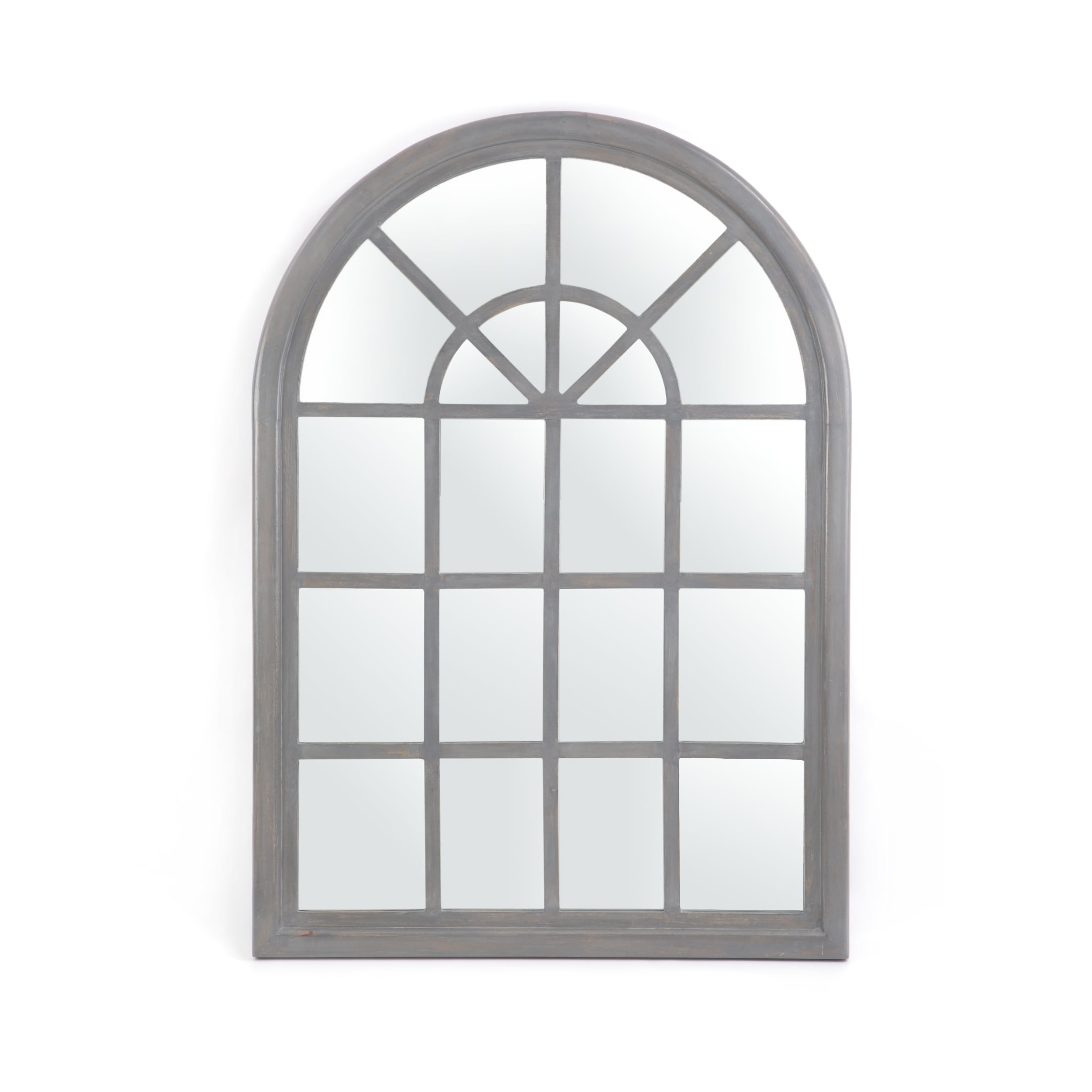 Dunlap Traditional Arched Windowpane Mirror By Christopher Knight Home 31.00 W X 1.25 L X 44.00 H