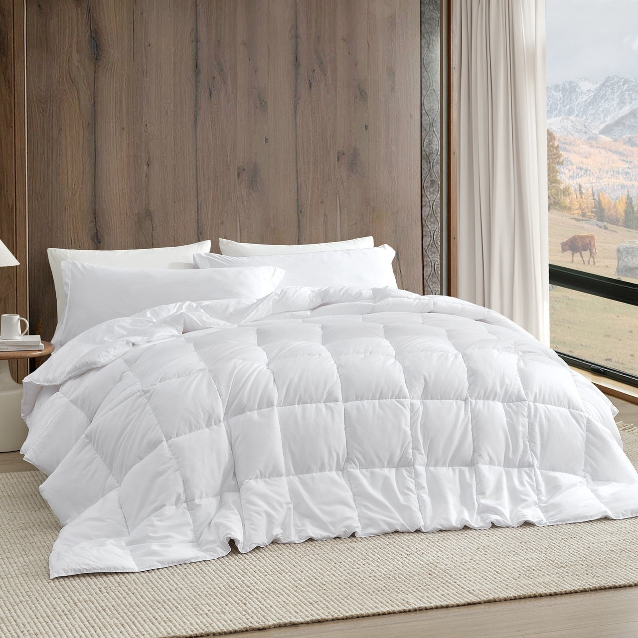 Dupe Of Down Coma Inducer Comforter Set White