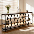 Durable Sofa Table Convenient Console Table Generous Storage Hall Table