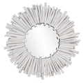 Durango Round White Mirror
