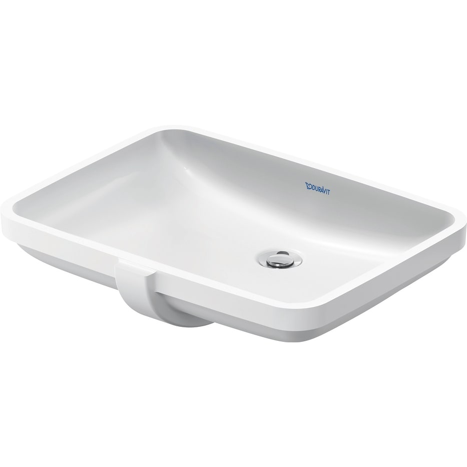 Duravit 039555 Duravit No.1 23 Rectangular Ceramic Undermount