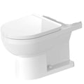 Duravit 218801 Dual Durastyle Basic Elongated Chair Height Toilet Bowl Only White