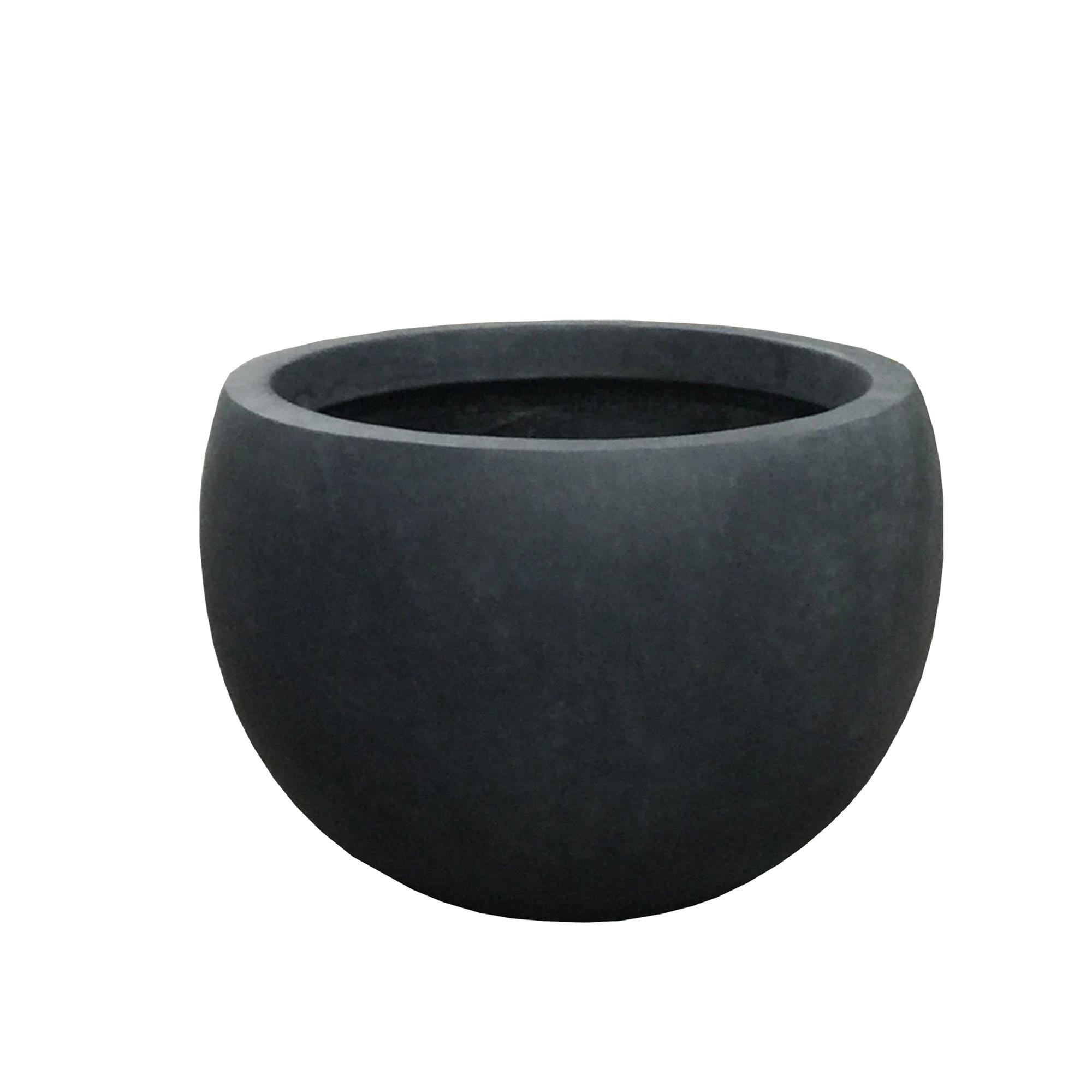 Durx Litecrete Lightweight Concrete Bowl Granite Planter Medium 15.7X15.7X10.2