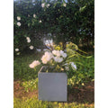Durx Litecrete Lightweight Concrete Modern Square Cement Colorplanter Medium 11.8X11.8X11.8
