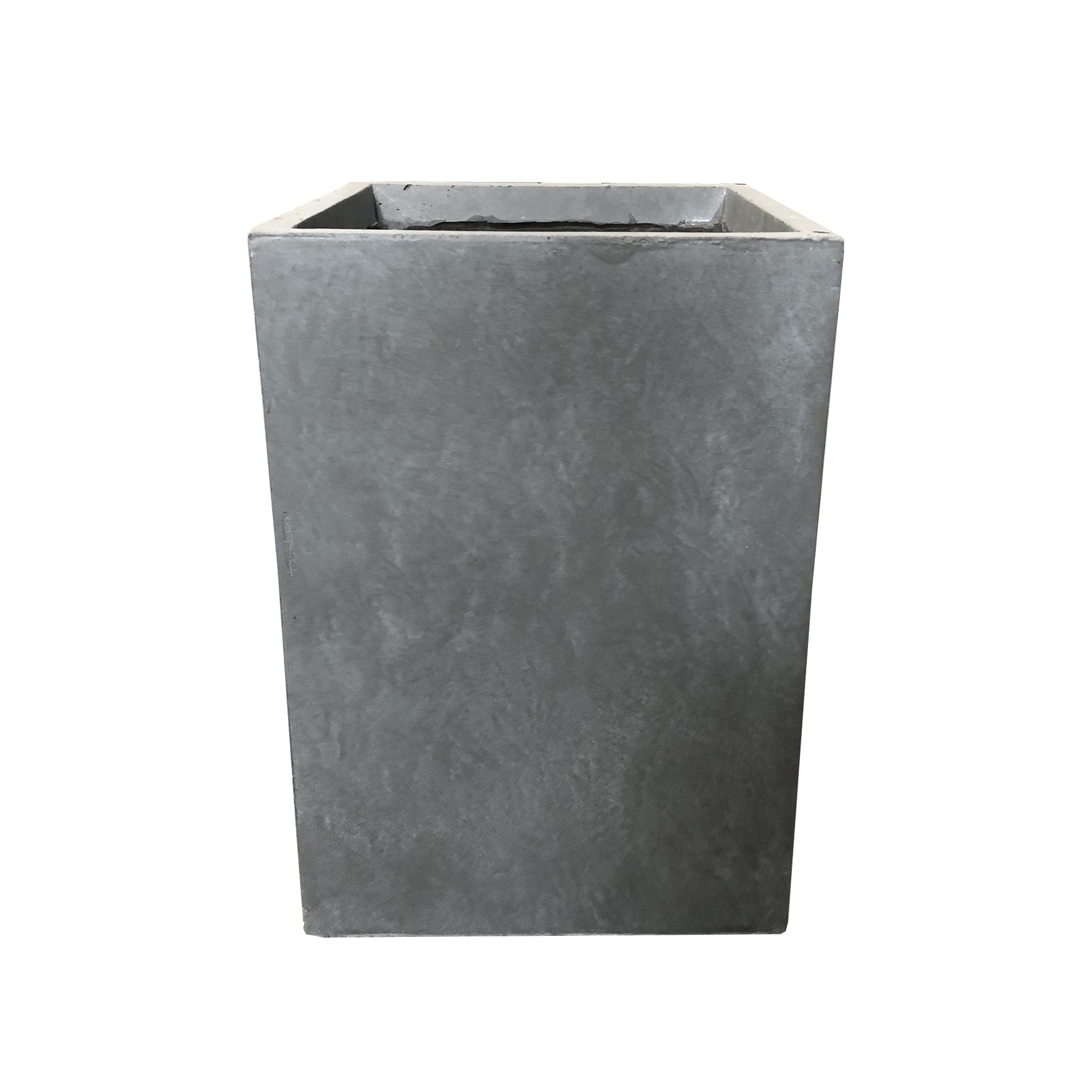 Durx Litecrete Lightweight Concrete Tall Square Cement Color Planter Small 9.1X9.1X12.6