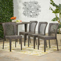 Dusk Outdoor Wicker Chair Set By Christopher Knight Home