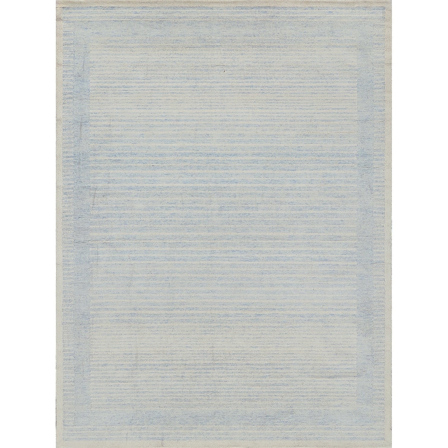 Dusseldorf Hand Tufted New Zealand Wool Blue Ivory Area Rug
