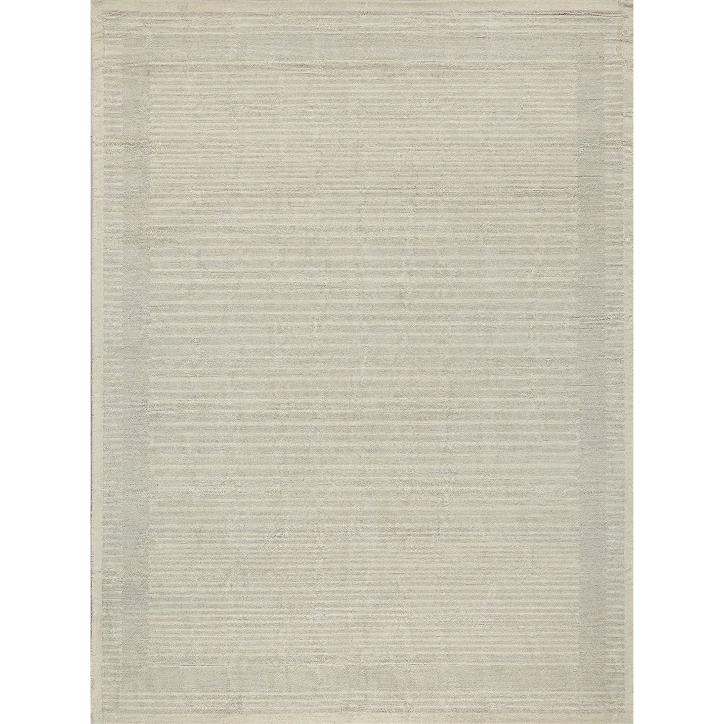 Dusseldorf Hand Tufted New Zealand Wool Silver Ivory Area Rug