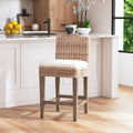 East At Main Nisha Rattan Counter Stool 18 W X 20 D X 36 H