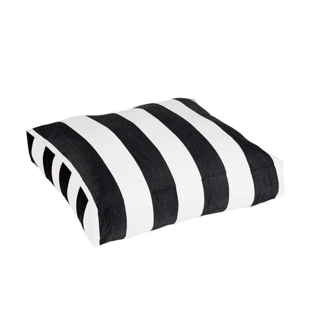 Duvall Ii Sunbrella Cabana Classic Indoor Outdoor 26 Inch Knife Edge Floor Pouf