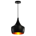 Black Steel 1 Light Mini Pendant