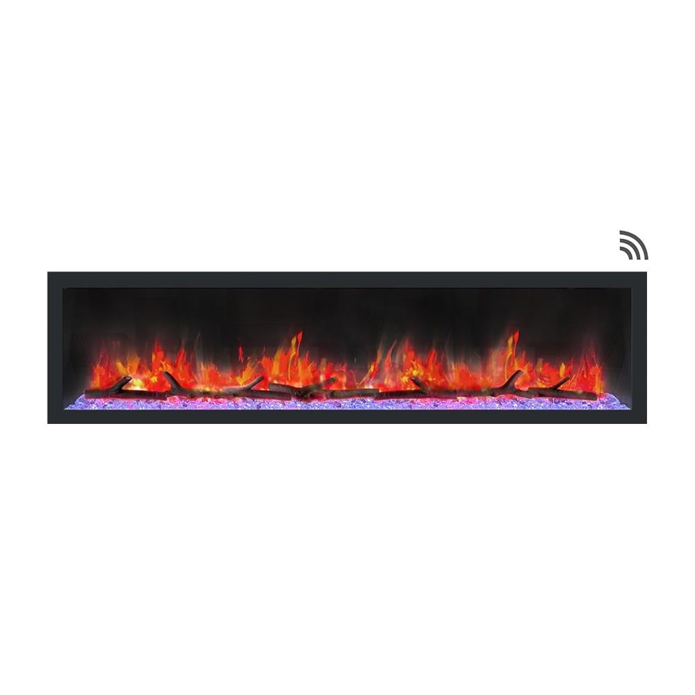 Dynasty Cascade Series Smart Control Electric Fireplaces Btx74 74.5