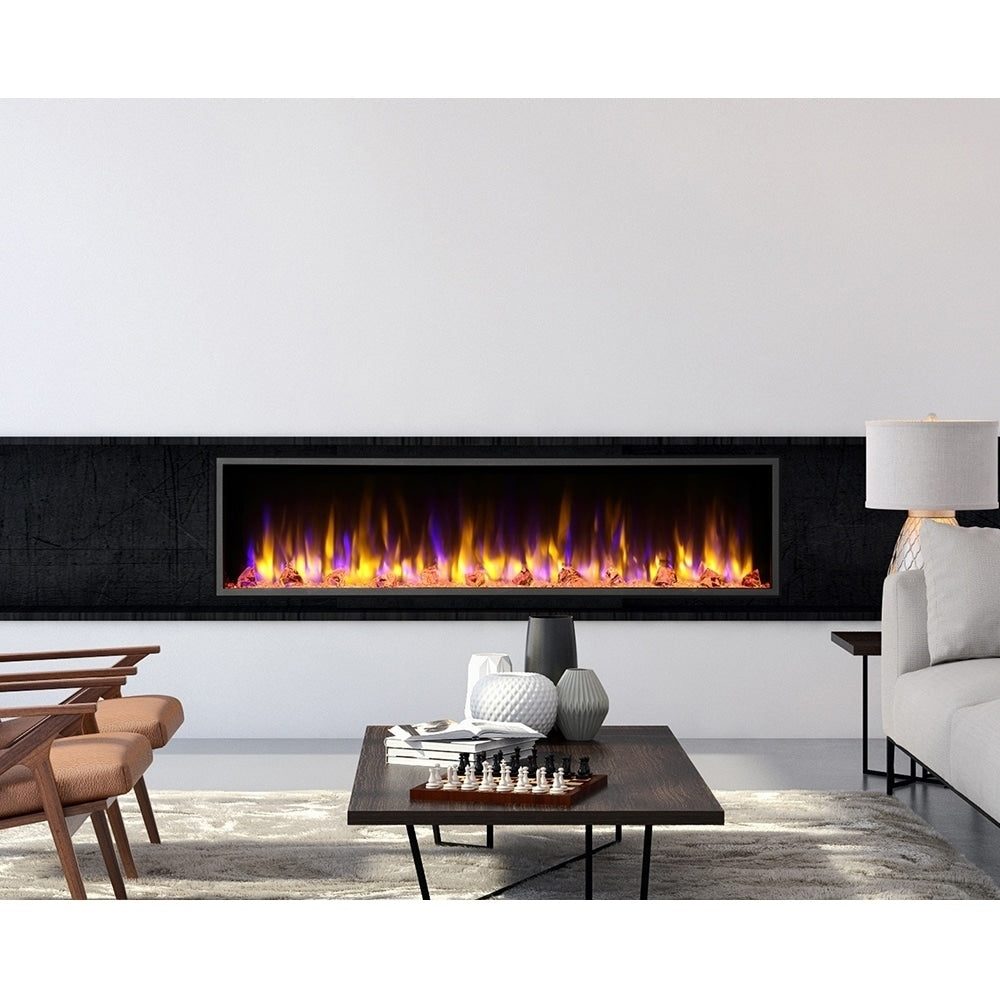 Dynasty Harmony 64 In. Led Wall Mounted Electric Fireplace N A