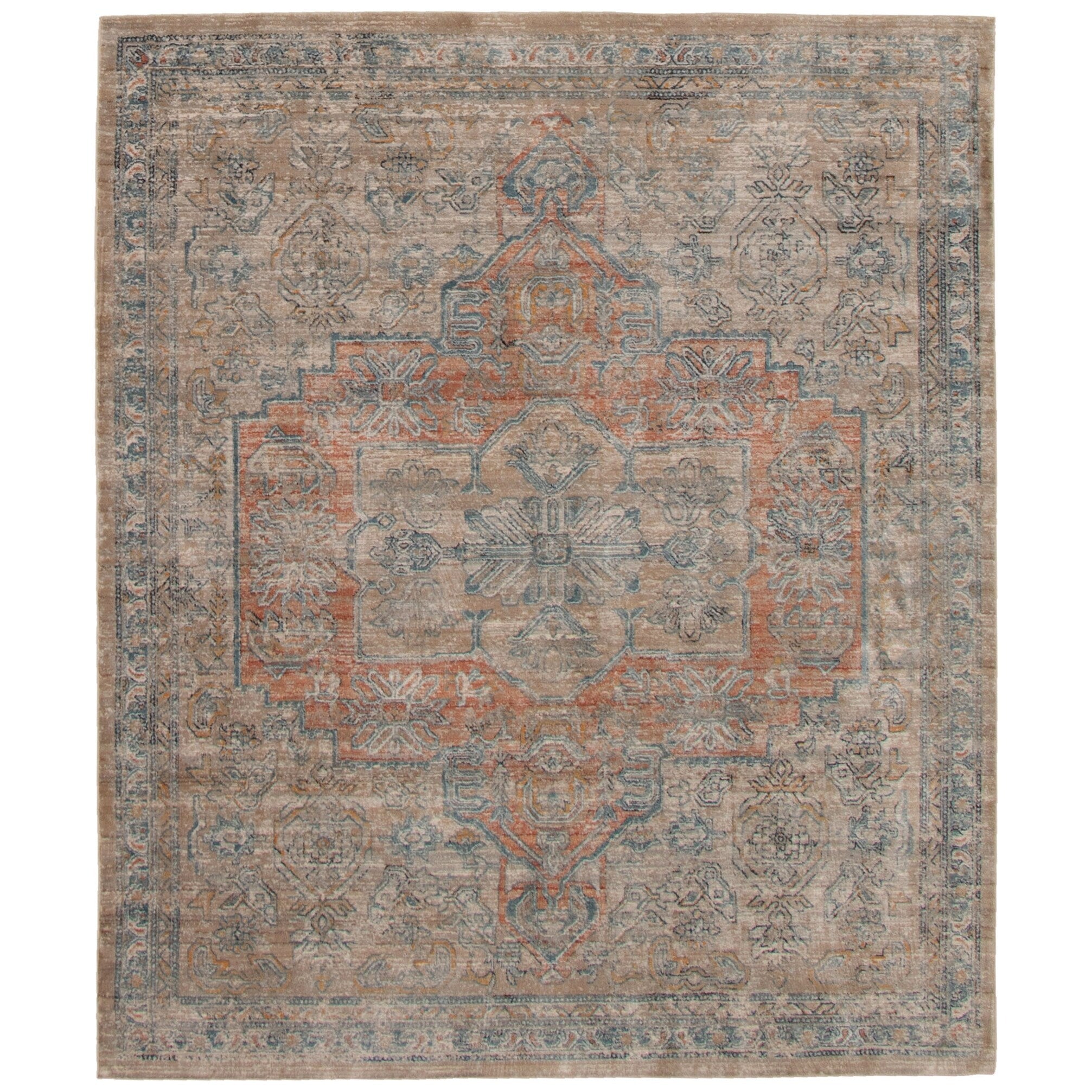 Ecarpetgallery Bahama Heriz Beige Rug 53 X 67 53 X 67