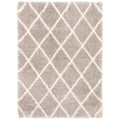Ecarpetgallery Machine Woven Agadir Diamond Grey Polypropylene Shag 311 X 511