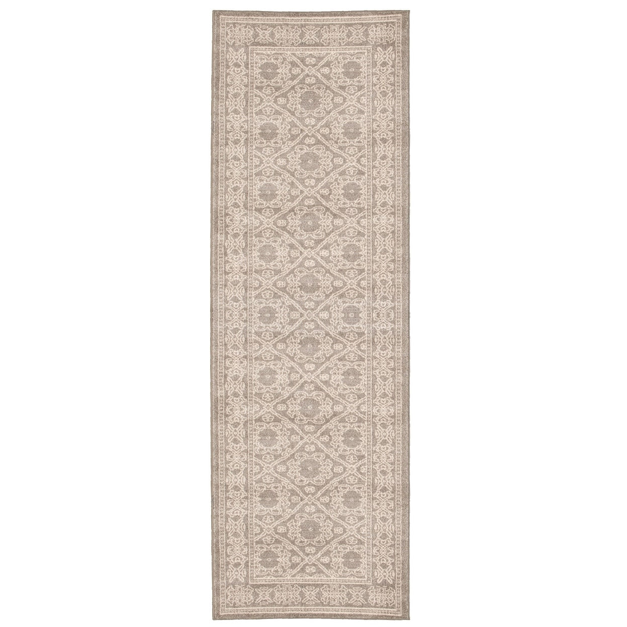Ecarpetgallery Machine Woven Emma S Ivory Polypropylene Rug 53 X 73