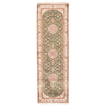Ecarpetgallery Hand Knotted 300L Silk Green Silk Rug 27 X 80