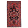 Ecarpetgallery Hand Knotted Andelz Black Red Wool Rug 40 X 74