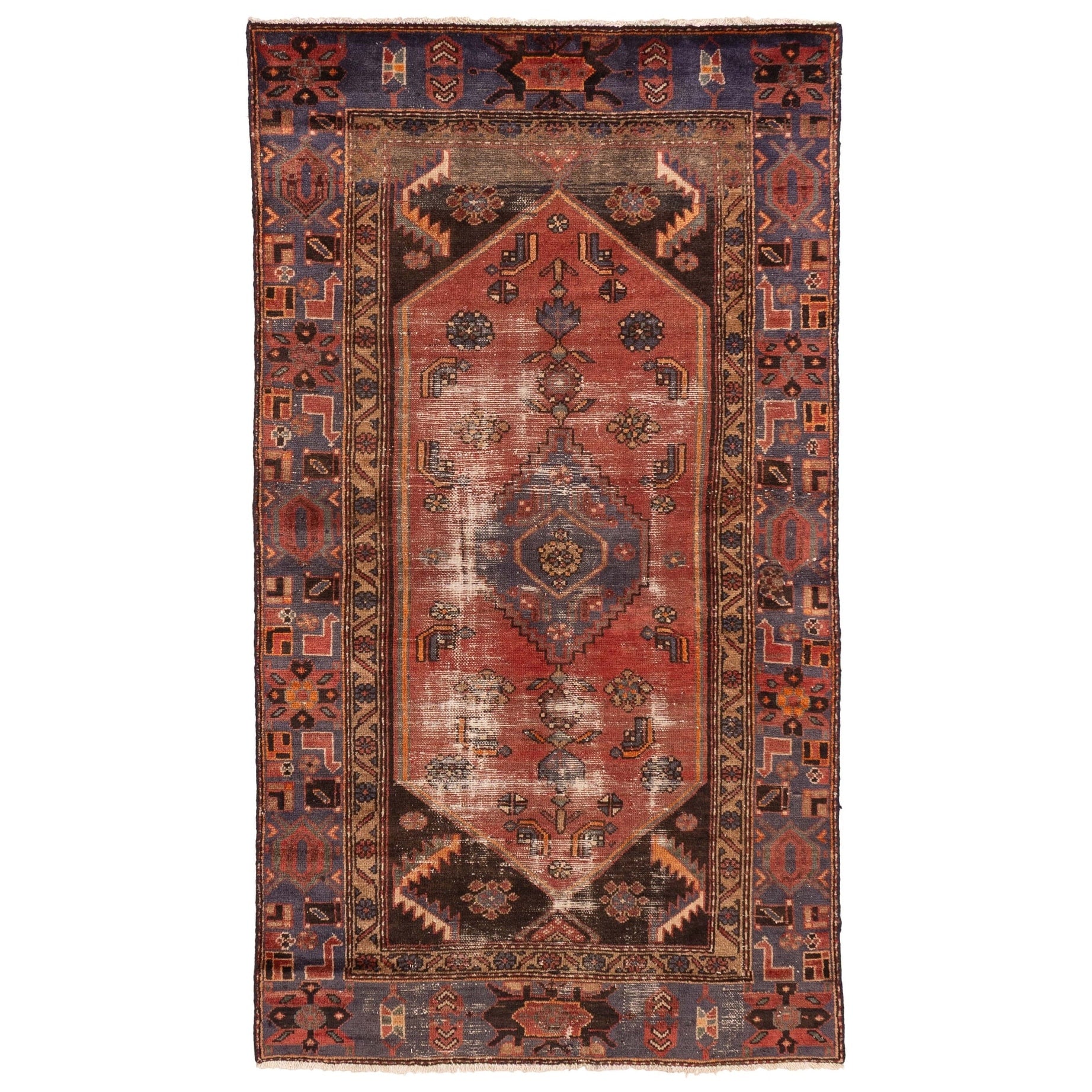 Ecarpetgallery Hand Knotted Andelz Dark Copper Wool Rug 38 X 67