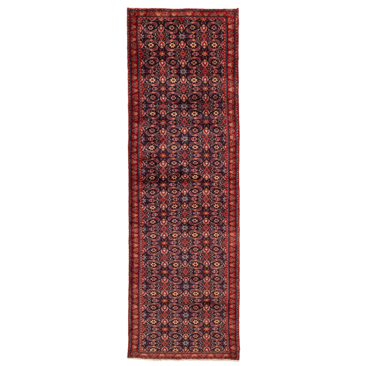 Ecarpetgallery Hand Knotted Andelz Dark Navy Wool Rug 211 X 96