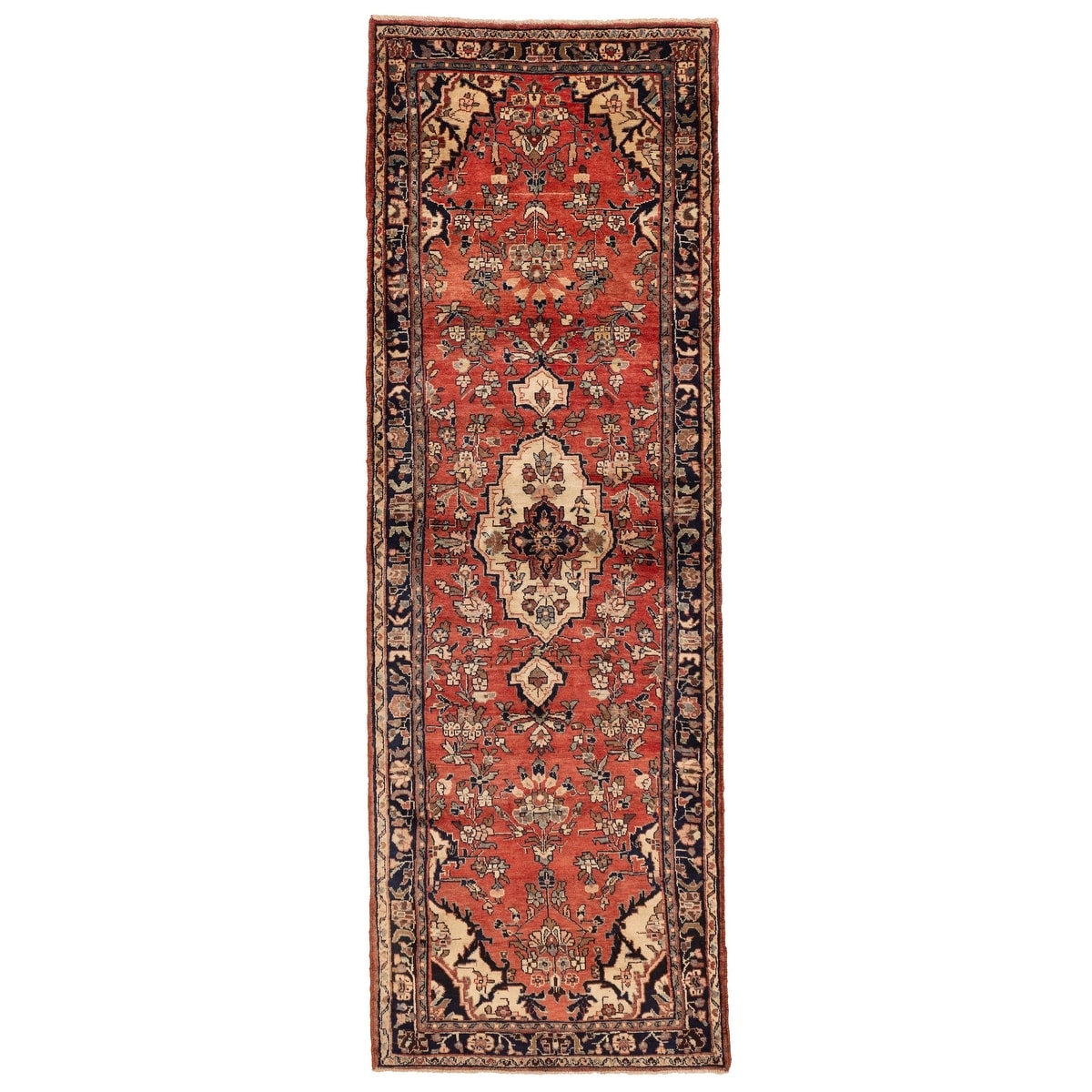 Ecarpetgallery Hand Knotted Andelz Light Red Wool Rug 35 X 105