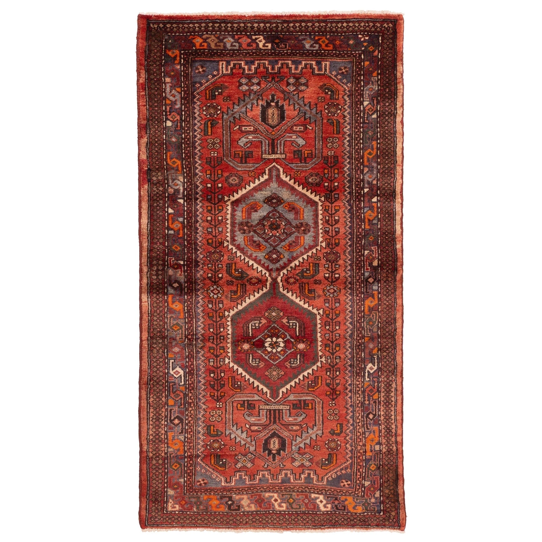 Ecarpetgallery Hand Knotted Andelz Light Red Wool Rug 35 X 611