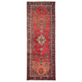 Ecarpetgallery Hand Knotted Andelz Red Wool Rug 37 X 101